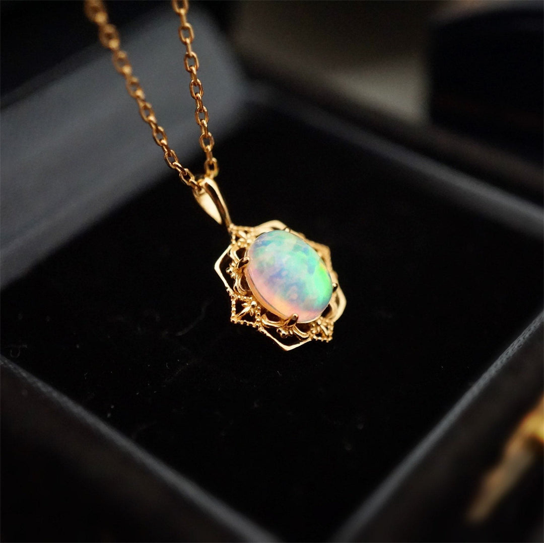 Olivenorma Vintage Style Copper Lace Adjustable Necklace