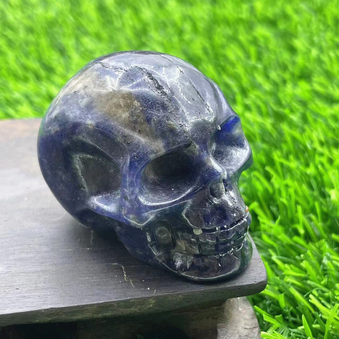 Olivenorma 5cm Carved Natural Crystal Skull Gemstone Decoration - image 25