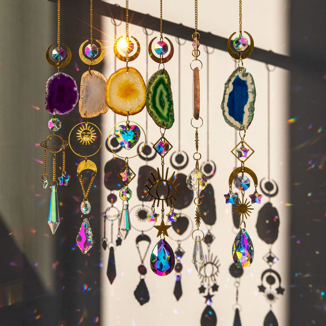 (Clearance 30% OFF / CODE: OFF30) - Agate Sun Catcher Wind Chime