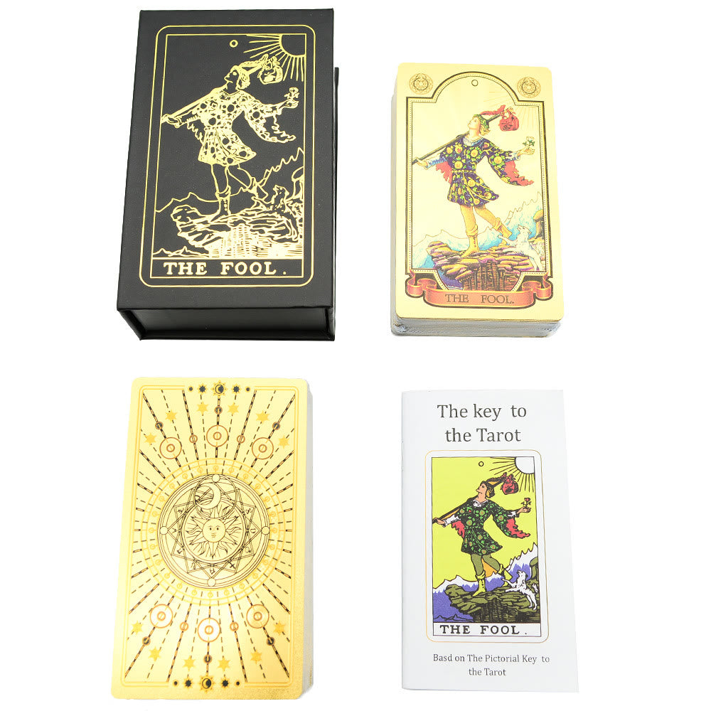 Olivenorma 80ps "The Fool"  Waite Sun Moon Tarot Cards