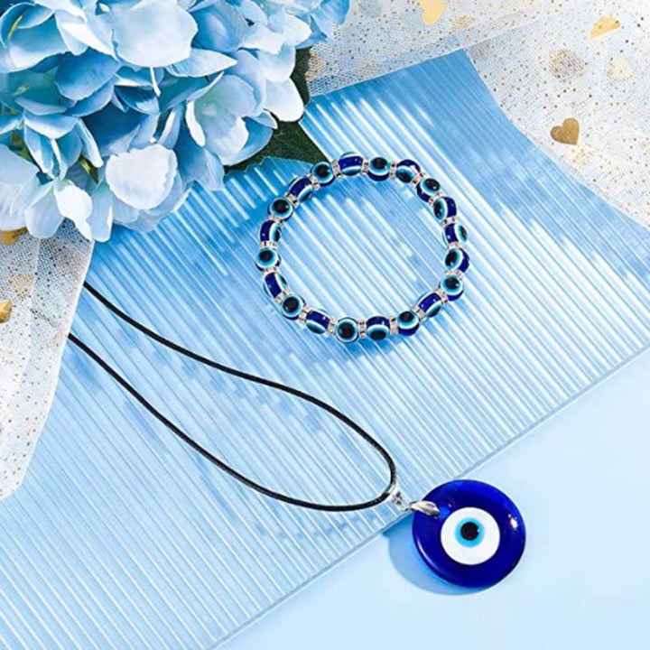 Olivenorma Evil Eye Hamsa Necklace Bracelet