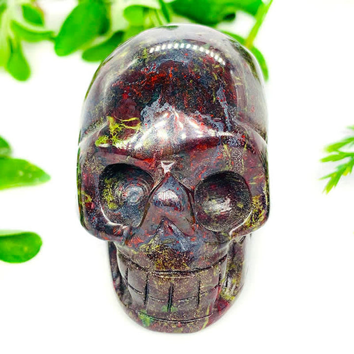 Olivenorma Natural Crystal Skull Halloween Decoration