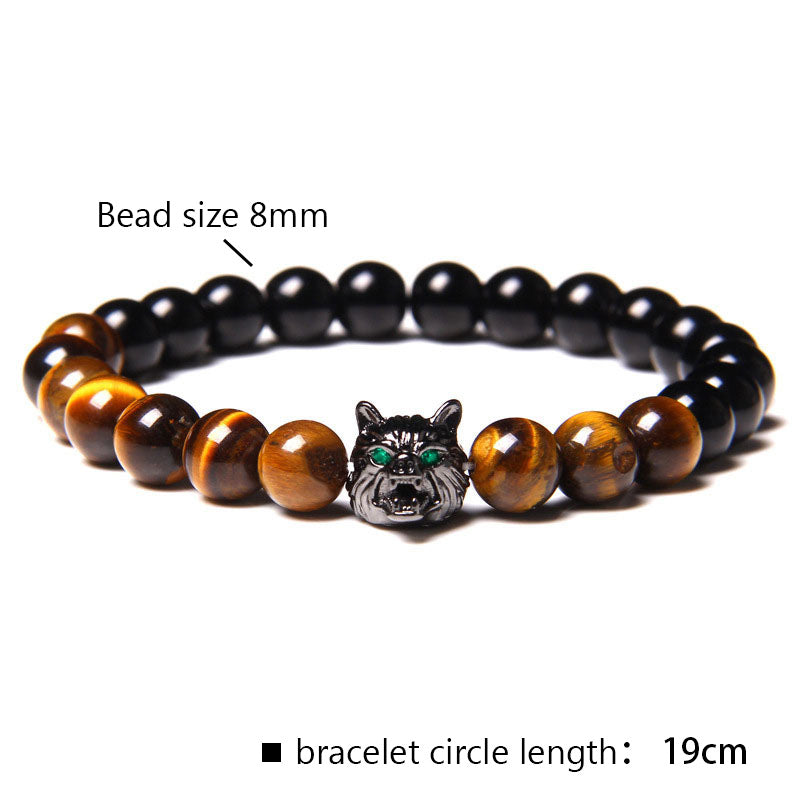 Olivenorma Tiger Eye Wolf Bracelet - image 2