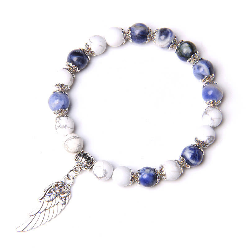 Olivenorma "Peace Energy" - Colors Crystal Agate Wing Bracelet