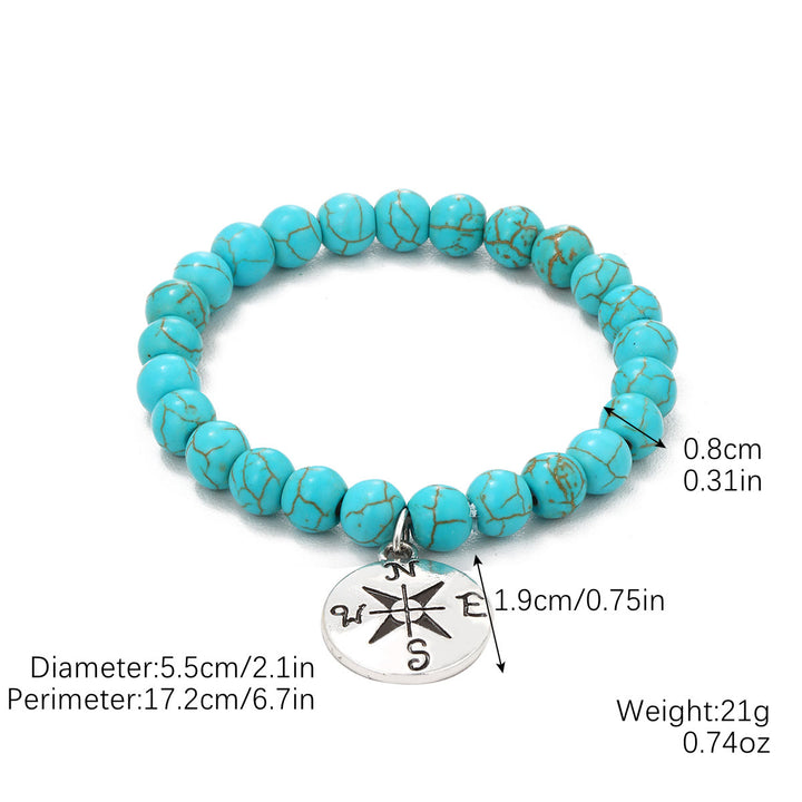 Olivenorma "Eternal Protection" Evil Eye Turquoise Bracelet