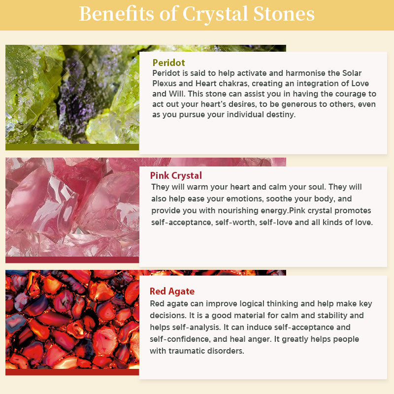 Natural Crystal Stone Crystal Set