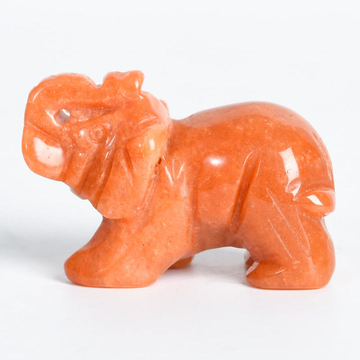 Olivenorma 1.5/2 Inches Carved Elephant Figurine Gemstone Decoration - image 30