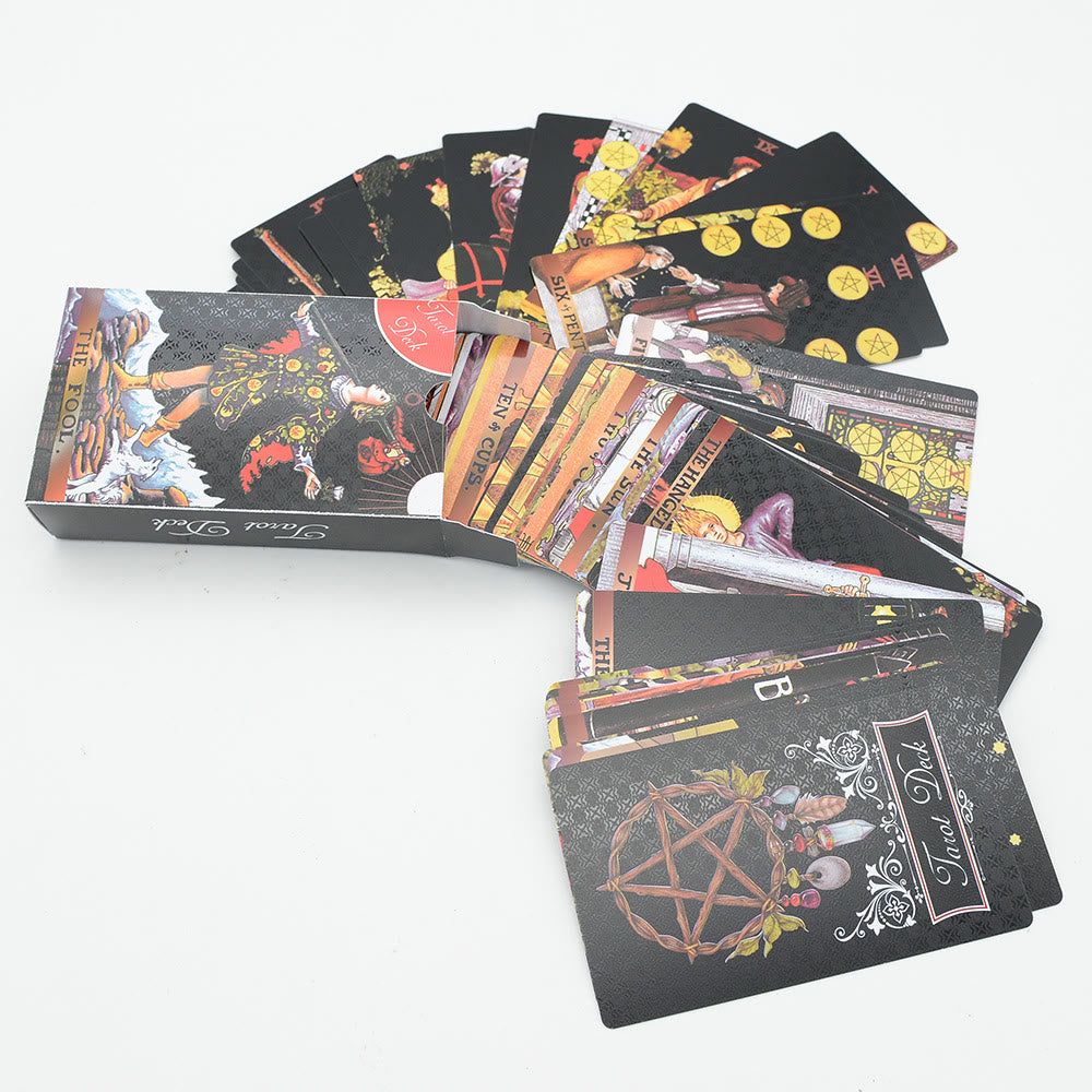 Olivenorma Black Triangle Evil Eye Tarot Deck Cards