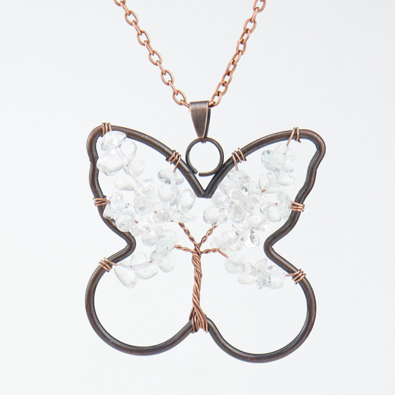 Chakra Butterfly Healing Necklace