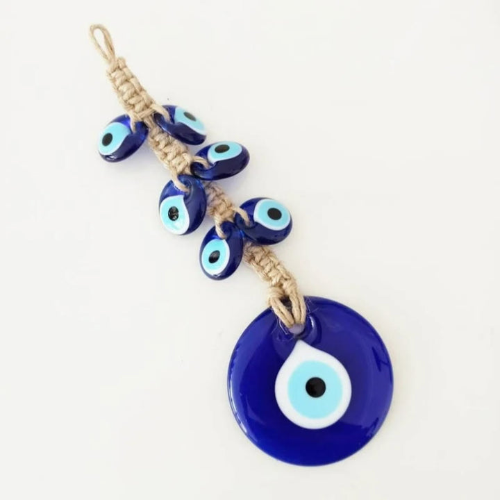 Olivenorma Evil Eye Glass Blue Wall Hanging Decoration Ornament