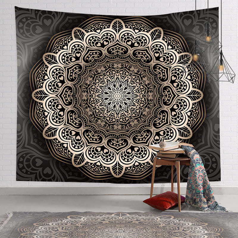 Olivenorma Yoga Backdrop Fabric Decorative Wall Covering Mural Tapestry - Flannel - Brown - 78.74"*59.05"(200*150cm) - image 21