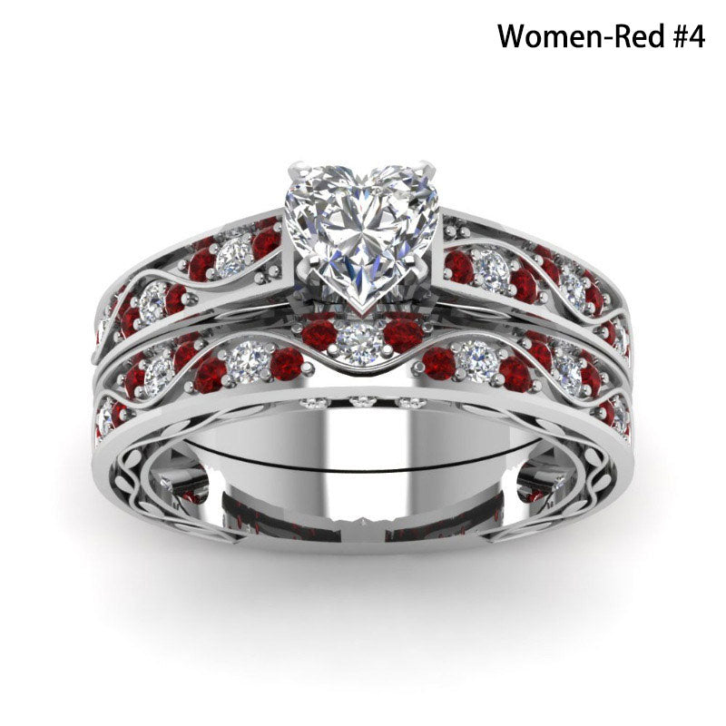 FREE Today: For Noble Love Couple Rings - Women-Red#4 - 11 - image 20