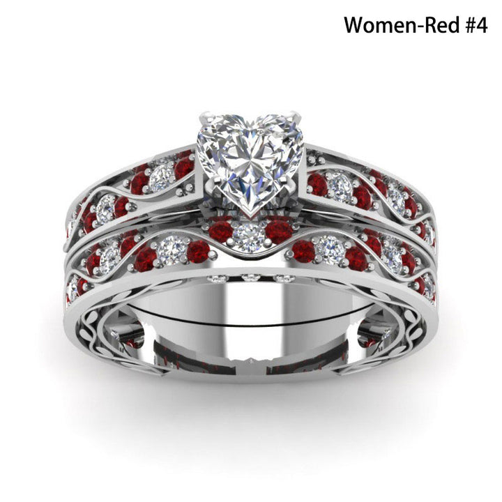 FREE Today: For Noble Love Couple Rings - Women-Red#4 - 11 - image 20