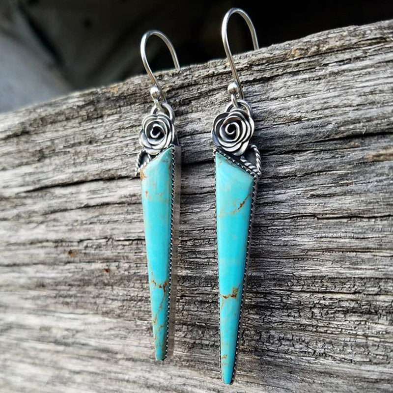 Turquoise Water Droplets Earrings