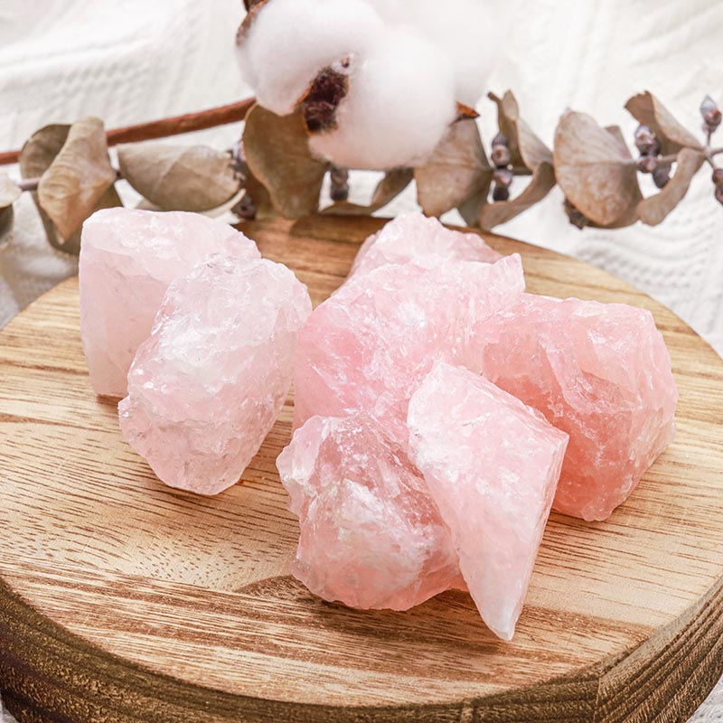 Olivenorma Rose Quartz Natural Raw Stone