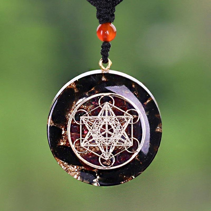 FREE Today: The Boundless Energy Obsidian Necklace - Obsidian&Garnet - YES PLEASE $8 - image 0