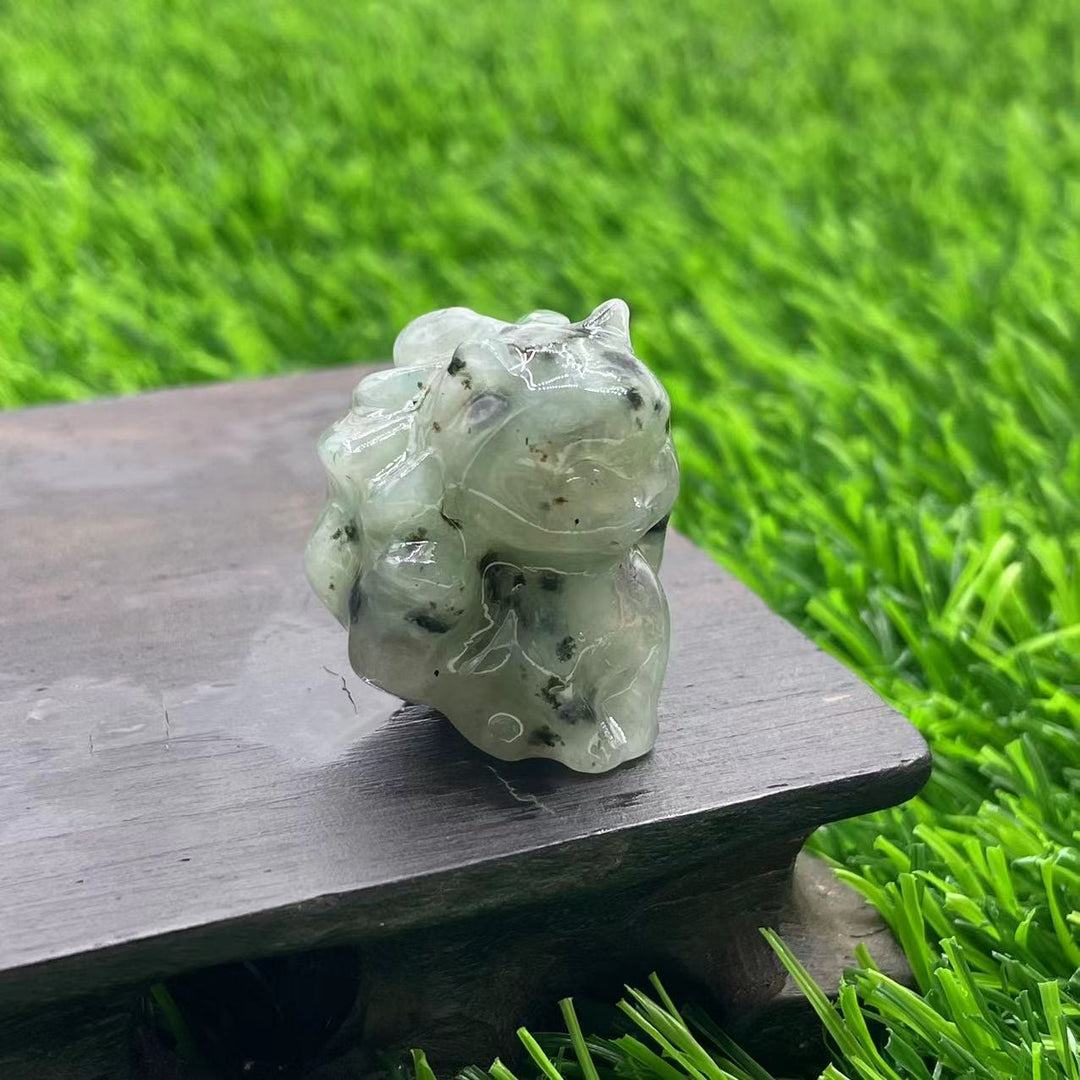 Olivenorma Natural Stone 3cm Nine Tailed Fox Gemstone Decoration - image 47