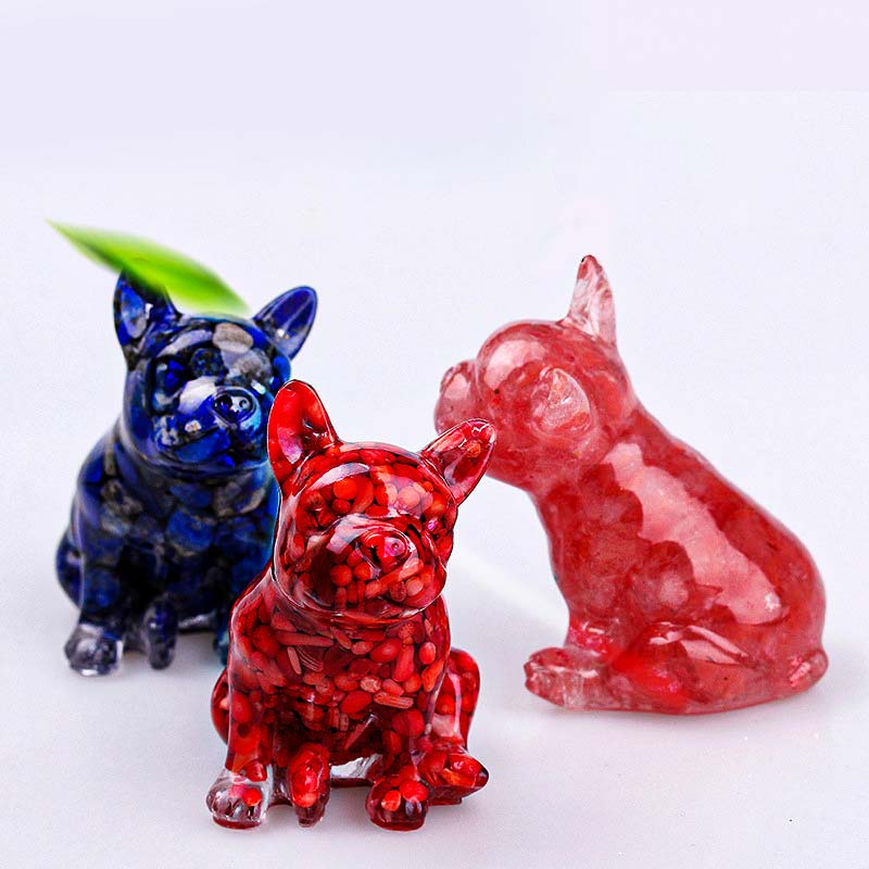 Olivenorma Natural Stone Puppy Decoration - image 2