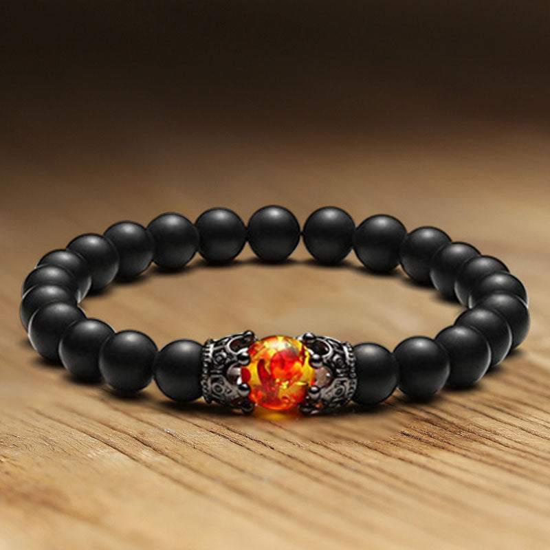 Natural Crystal Stone Bracelet - Frosted Stone - image 5