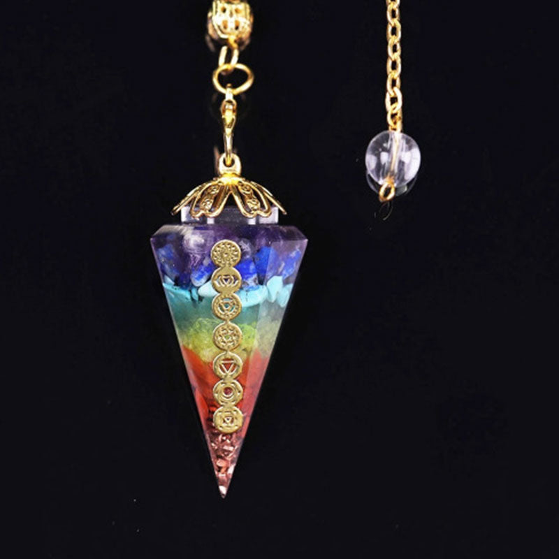 Olivenorma Chakra Orgone Divination Pendulum