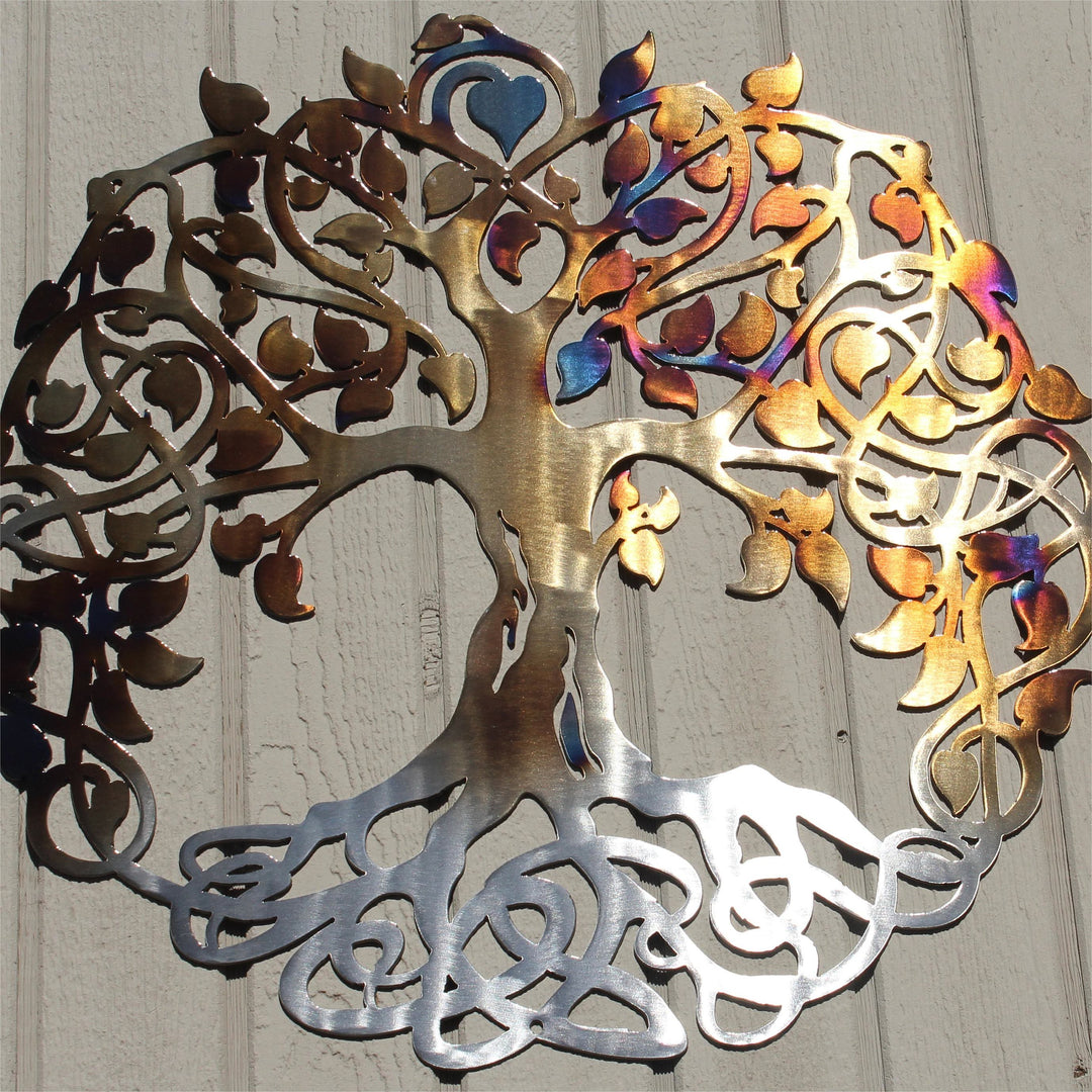 Olivenorma Tree Of Life Home Art Metal Wall Decor