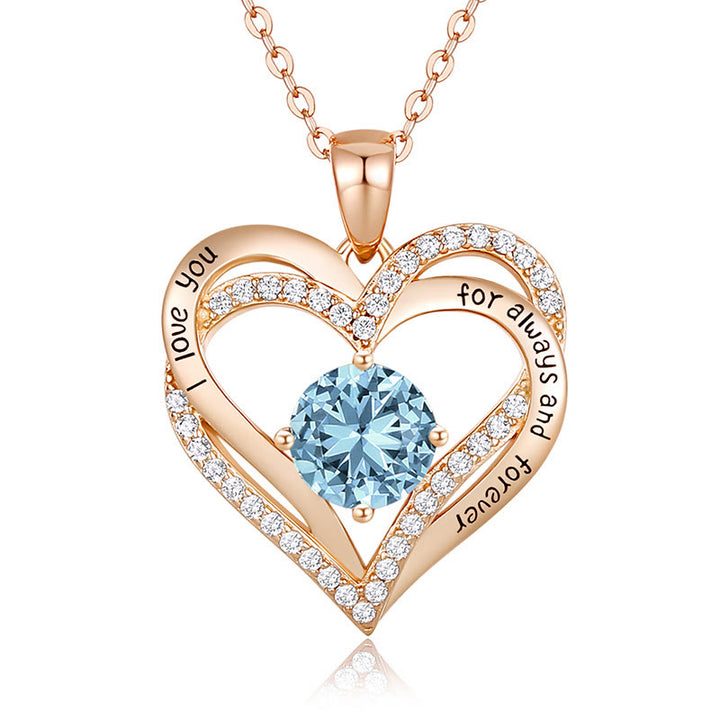 FREE Today: "I Love You Always and Forever" – Forever Love Birthstone Heart Necklace - image 31