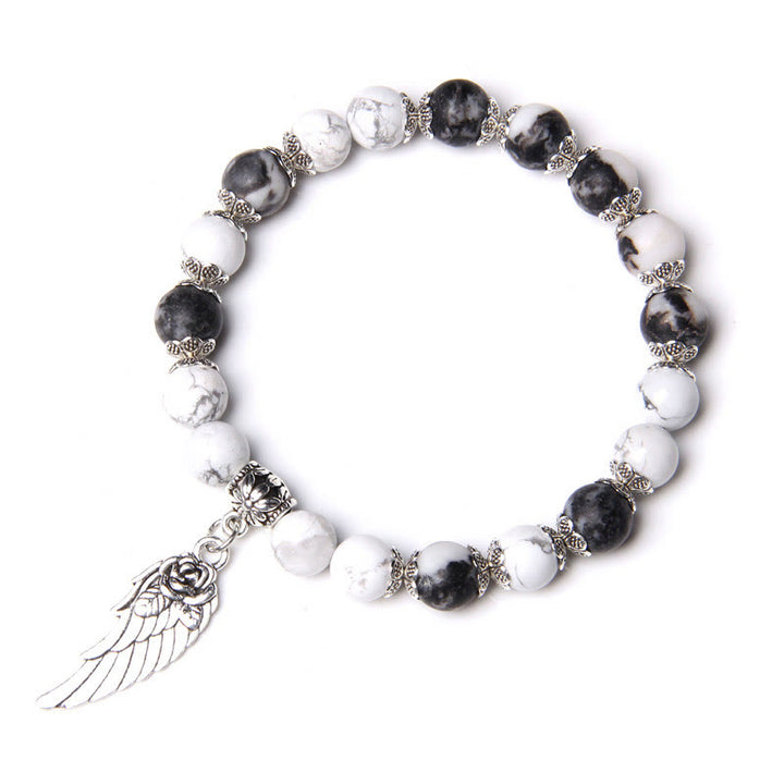 Olivenorma "Peace Energy" - Colors Crystal Agate Wing Bracelet