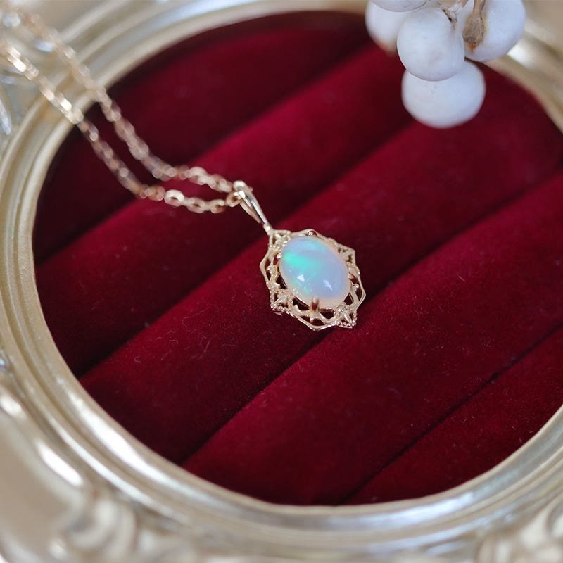 Olivenorma Vintage Style Copper Lace Adjustable Necklace