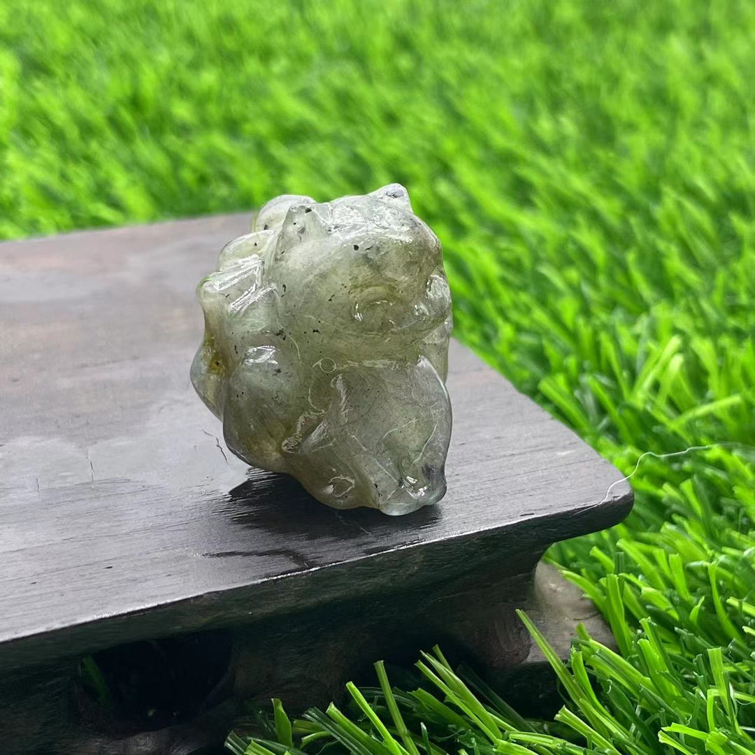 Olivenorma Natural Stone 3cm Nine Tailed Fox Gemstone Decoration - image 33