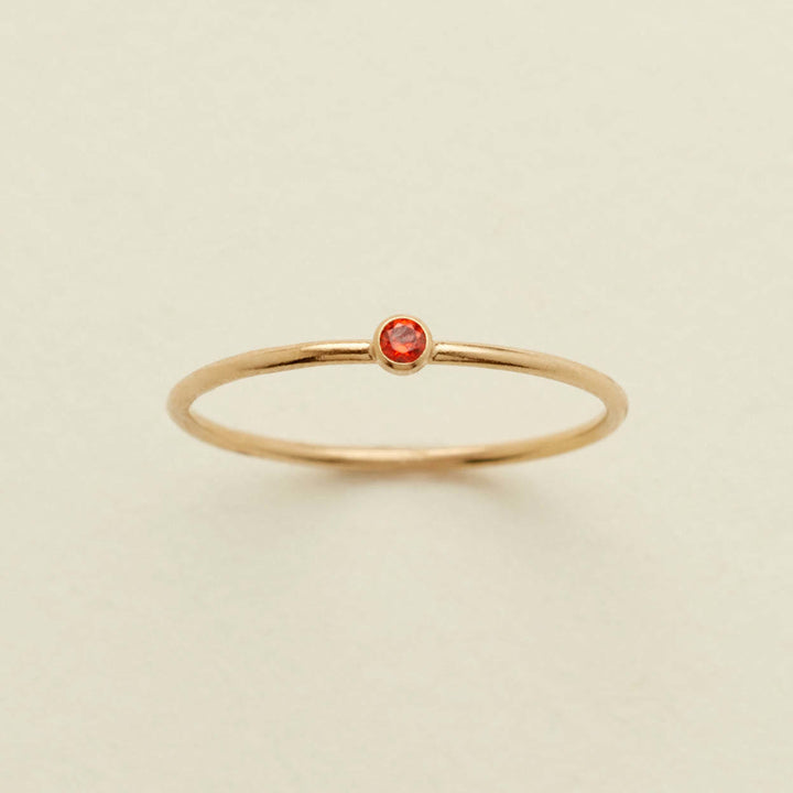 Olivenorma Birthstone 12 Month Birth Slim Ring