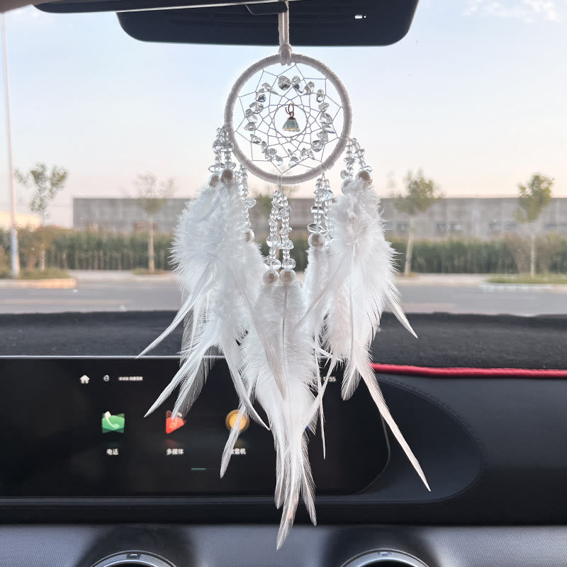 Olivenorma Car View Mirror Hanging Handwoven Dream Catcher