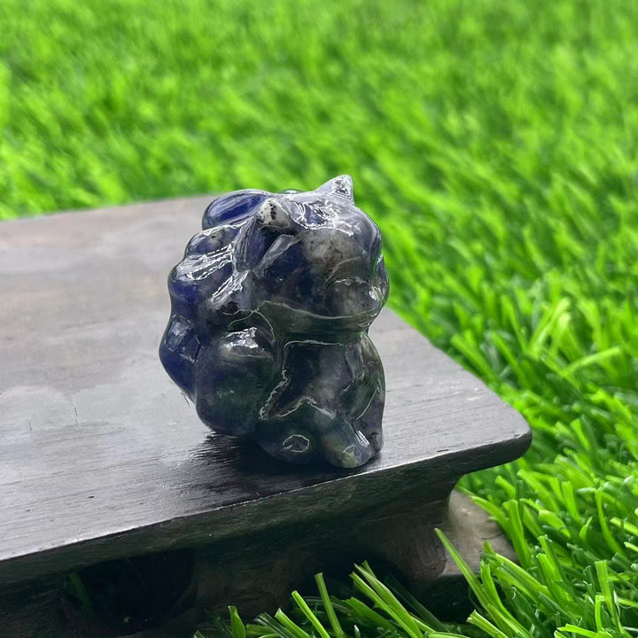 Olivenorma Natural Stone 3cm Nine Tailed Fox Gemstone Decoration - image 25