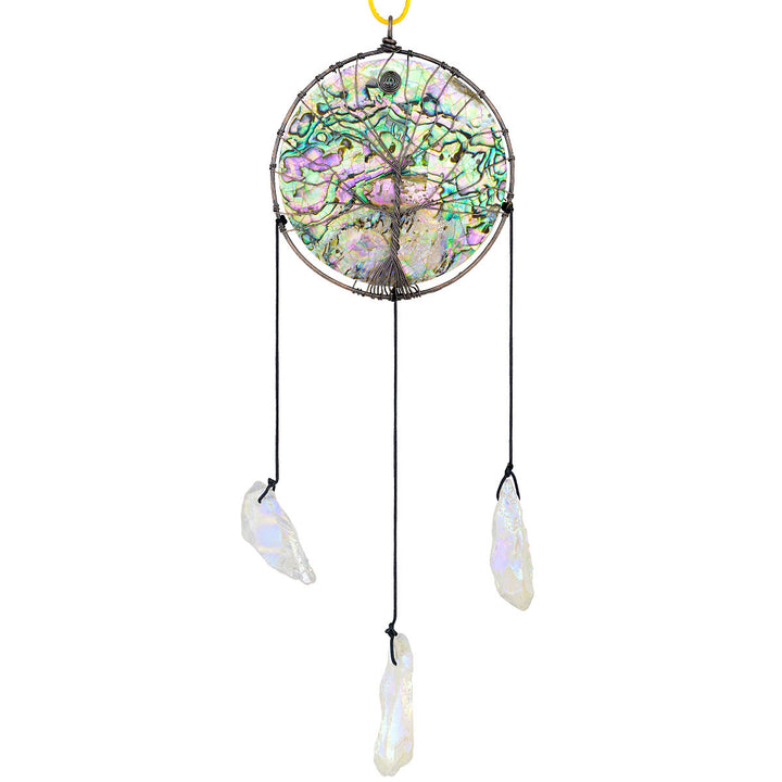 Olivenorma Abalone Shell Tree Of Life Hanging Ornament