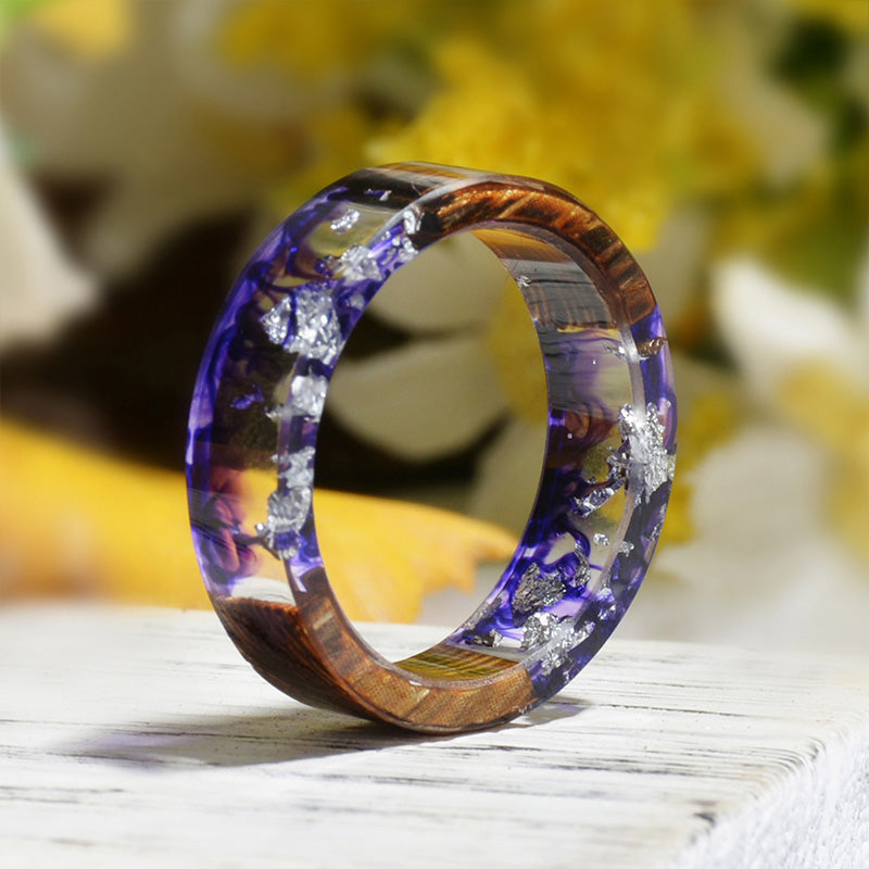 Olivenorma Intellectual & Optimistic - Handmade Wood Ring