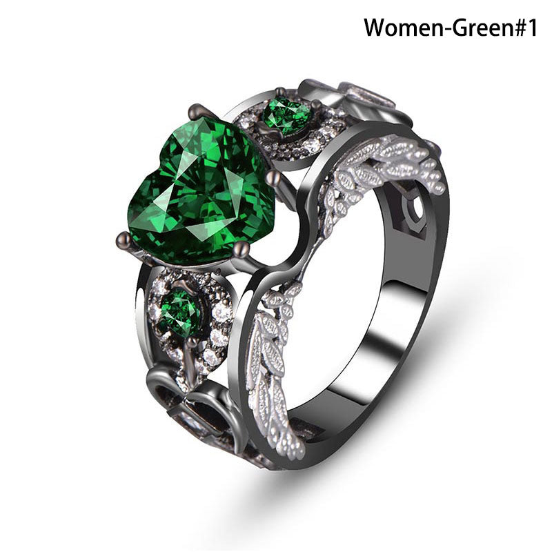 FREE Today: For Noble Love Couple Rings - Women-Green#1 - 10 - image 27