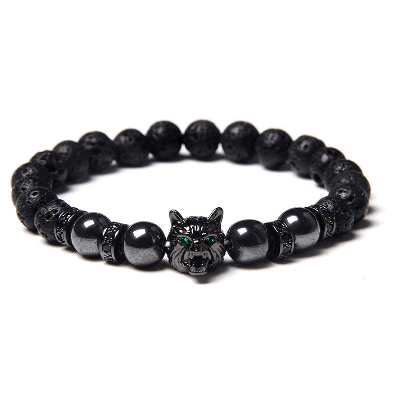 Olivenorma Obsidian Wolf Bracelet - Obsidian - image 1