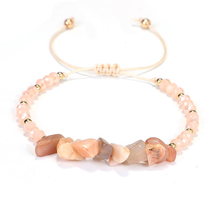 Olivenorma Bohemian Crystal Gravel String Bracelet