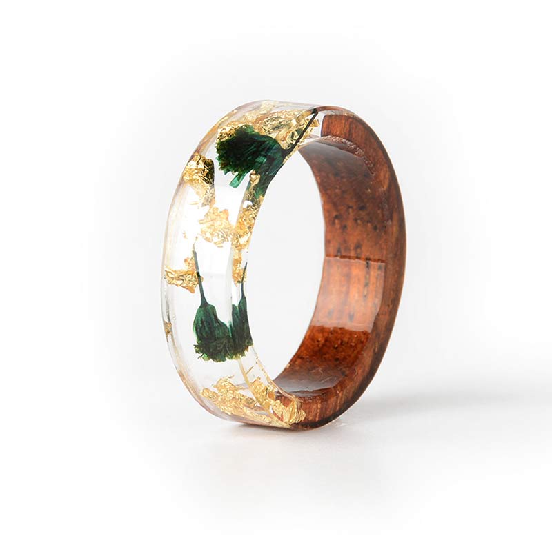 Olivenorma Intellectual & Optimistic - Handmade Wood Ring