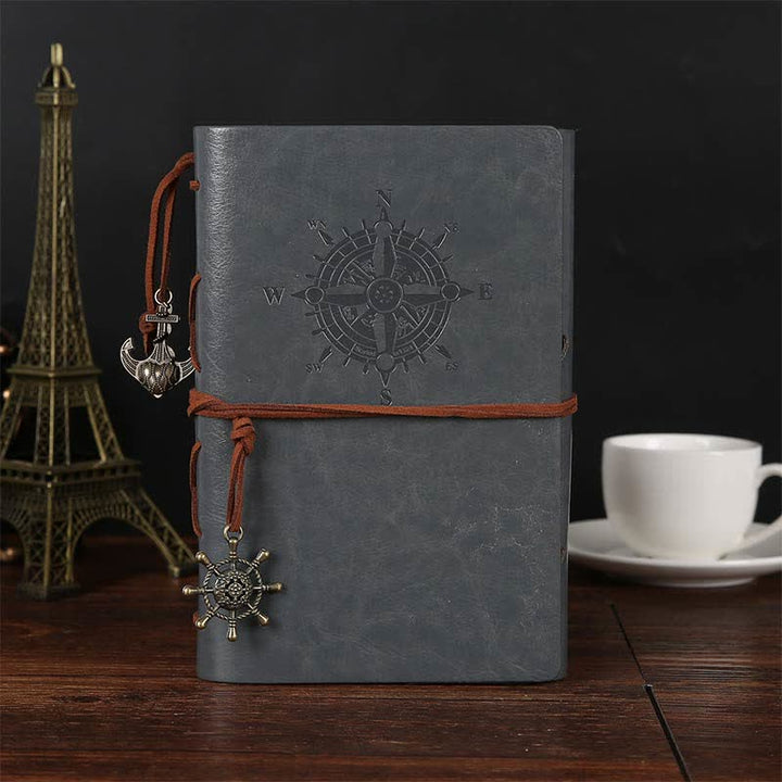 Olivenorma Vintage Leather Cover Journal - Gray - image 13