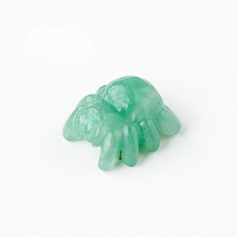 Olivenorma Natural Crystal Spider Carving Gemstone Decoration - Green Aventurine - image 7