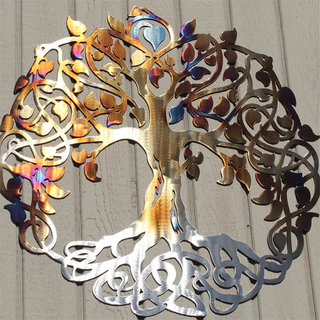 Olivenorma Tree Of Life Home Art Metal Wall Decor