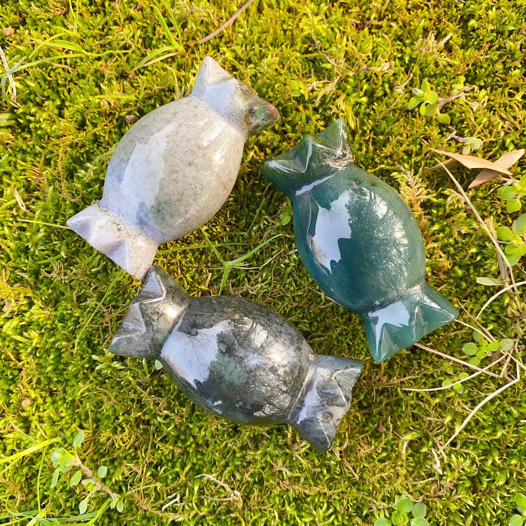 Olivenorma Christmas Candy Crystal Ornaments Gemstone Decoration - India Agate - image 13