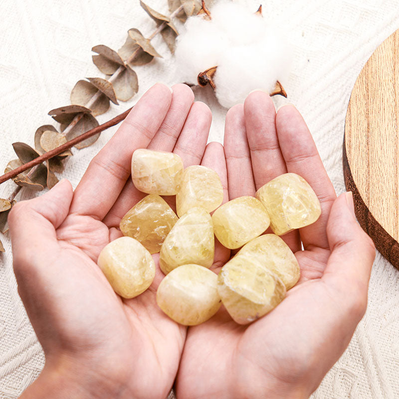 Olivenorma Citrine Natural Tumbled Stone Set - image 1