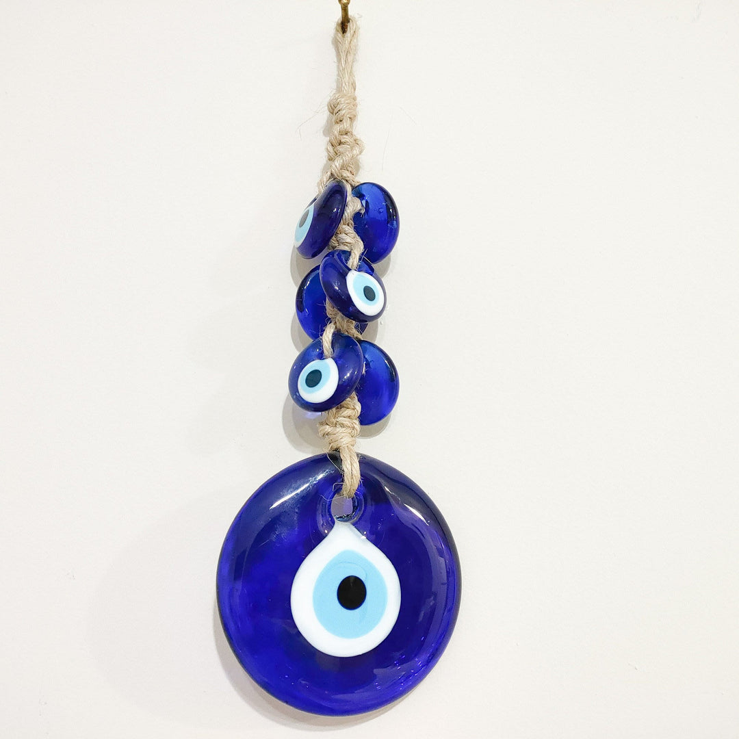 Olivenorma Evil Eye Glass Blue Wall Hanging Decoration Ornament