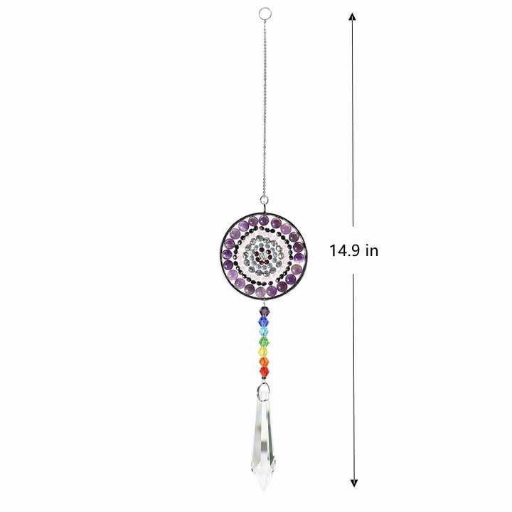 Olivenorma Crystal Suncatchers Handmade Chakra Wind Chime