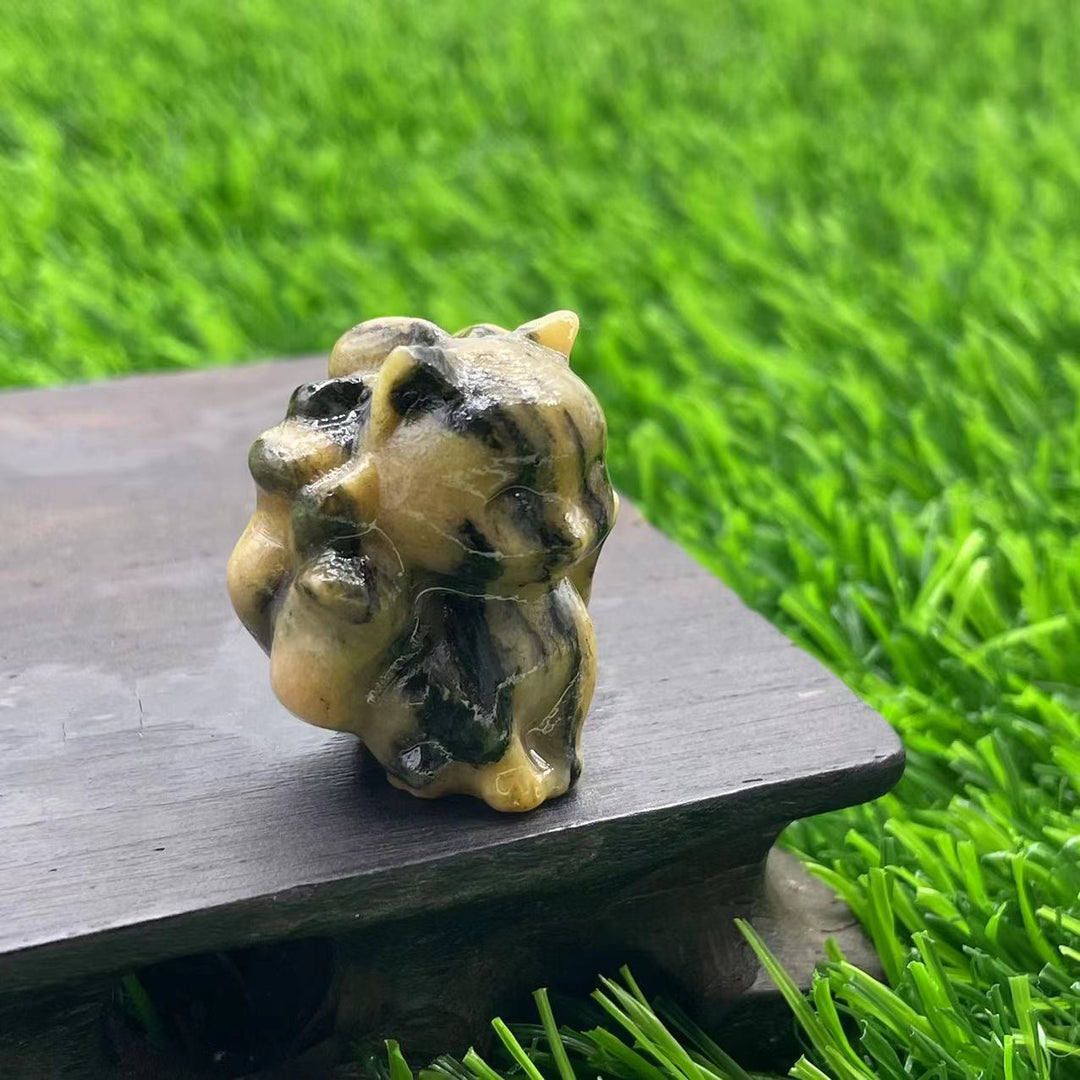 Olivenorma Natural Stone 3cm Nine Tailed Fox Gemstone Decoration - image 41