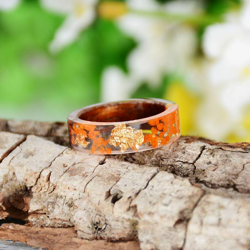 Olivenorma Intellectual & Optimistic - Handmade Wood Ring