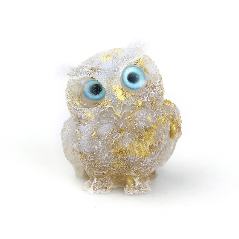 FREE Today: Wise Guardian Crystal Owl Figurine Gemstone Decoration - Opal - 2.08''(L) * 1.57''(W) * 1.45''(H) - With Card - image 22