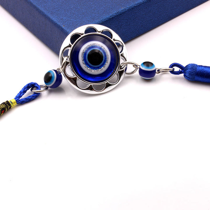 Olivenorma Blue Evil Eye Tassel Car Ornament