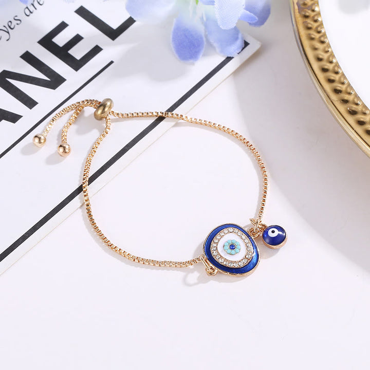 Olivenorma Evil Eye Turquoise Lapis Lazuli Bracelet